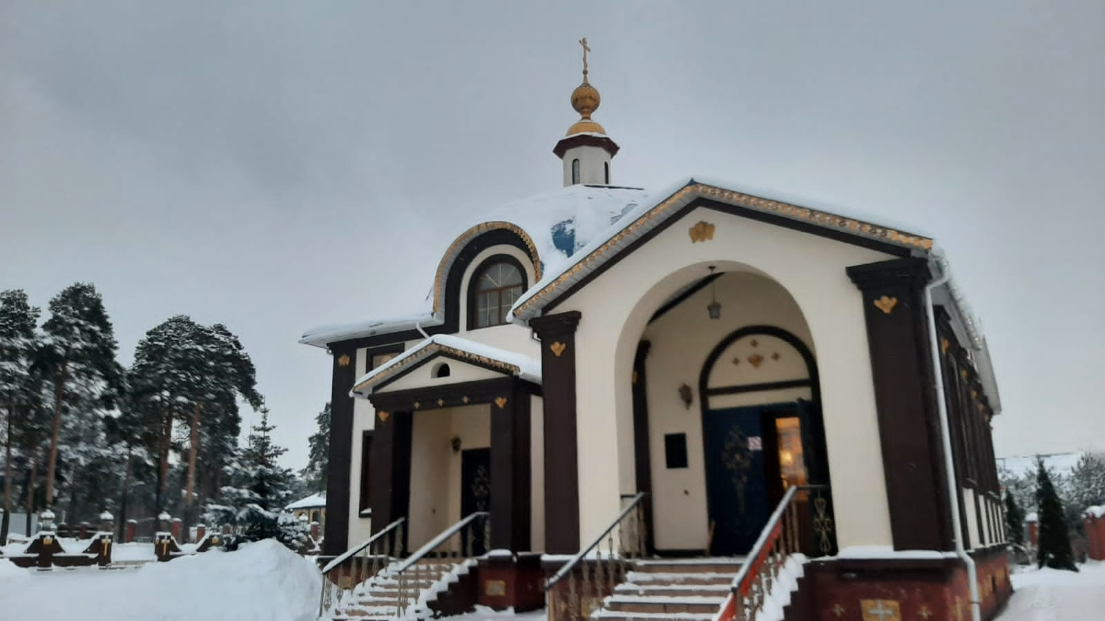 Георгиевский собор Одинцово зимой